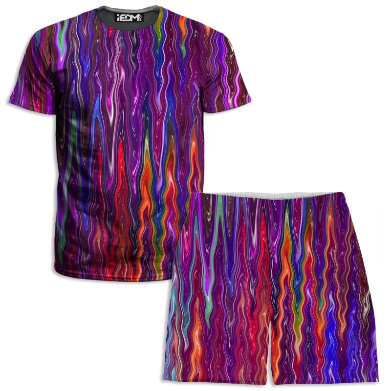 Trippy Vibes T-Shirt and Shorts Combo made by iEDM
