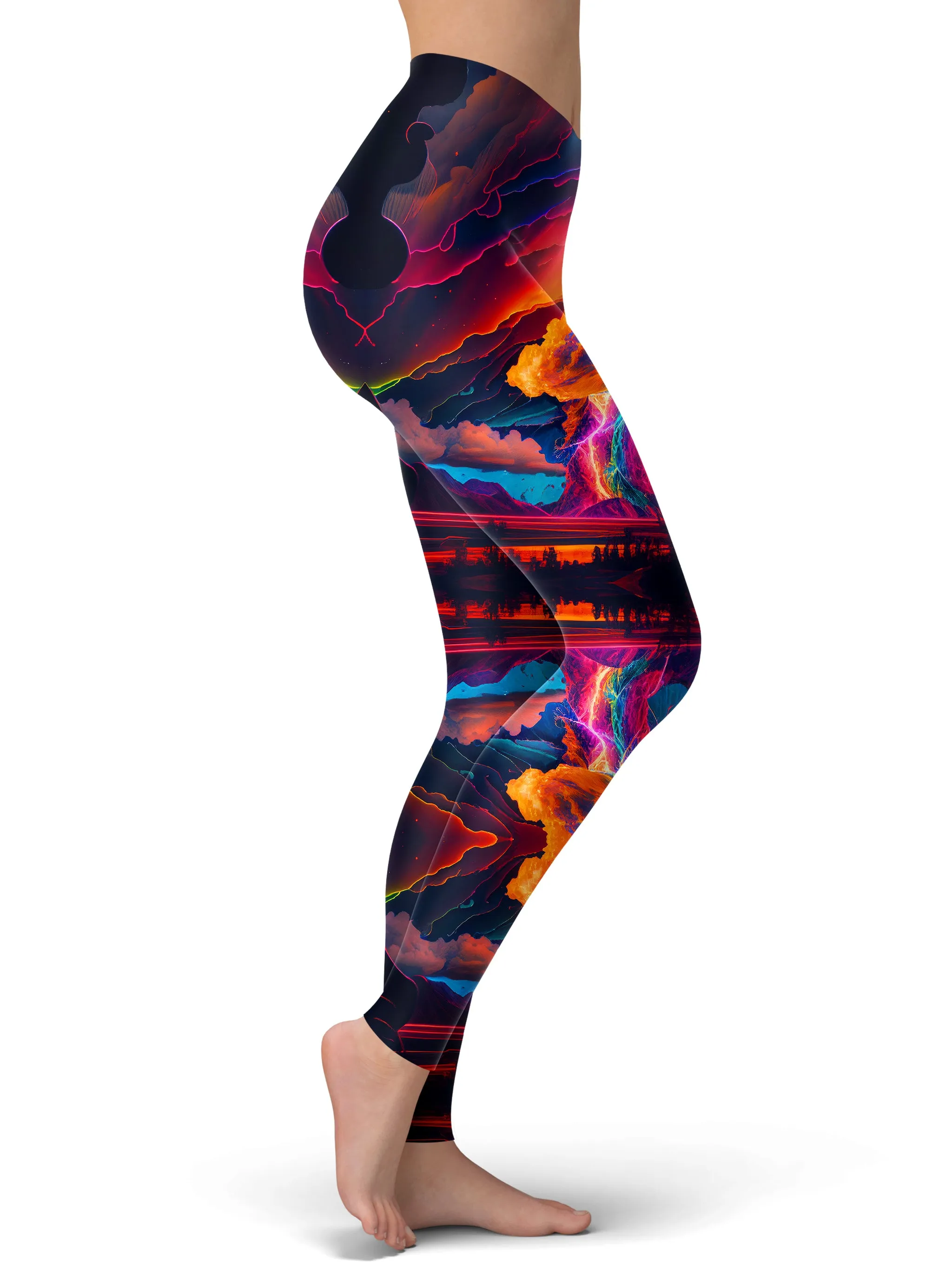Rainbow Storm Leggings sold by iEDM product image thumbnail 2