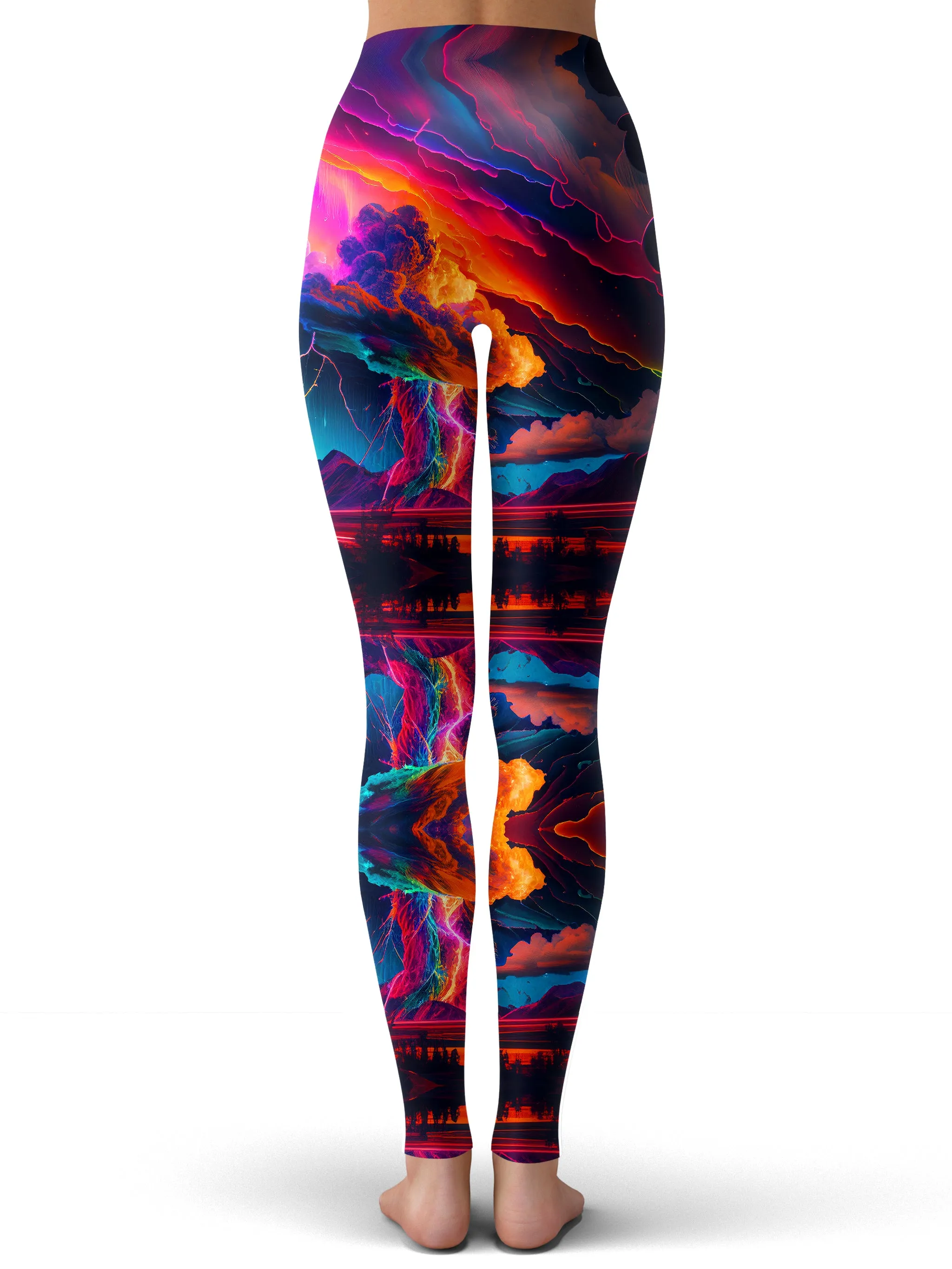 Rainbow Storm Leggings sold by iEDM product image thumbnail 3