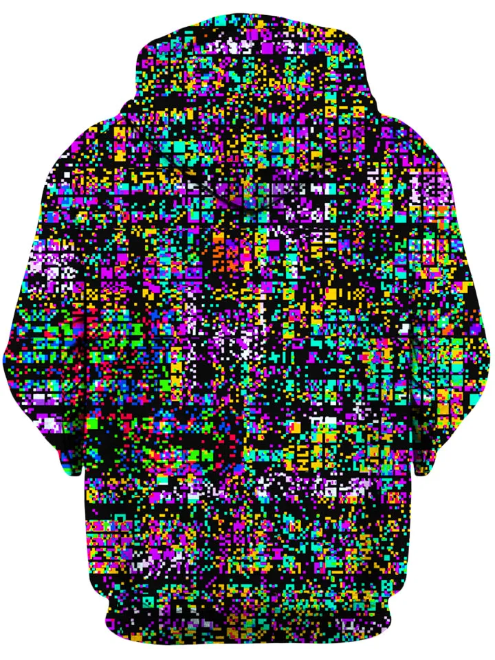 8-Bit Trippy Glitch Unisex Hoodie sold by iEDM product image thumbnail 2