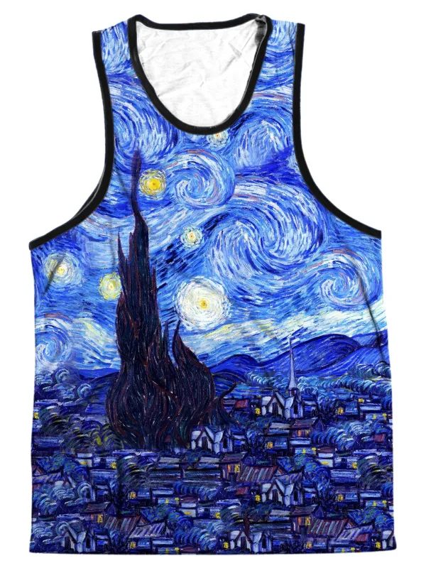 Starry Night Men's Tank made by iEDM