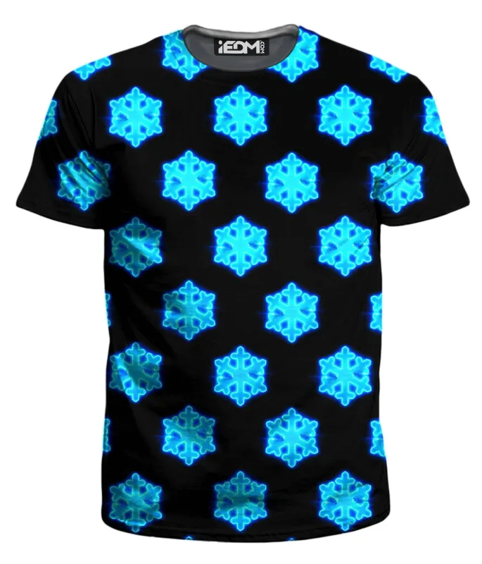 Neon Snowflake Men's T-Shirt made by iEDM