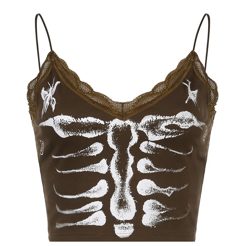 Feel It In My Bones Crop Top sold by Empty Soda product image thumbnail 5