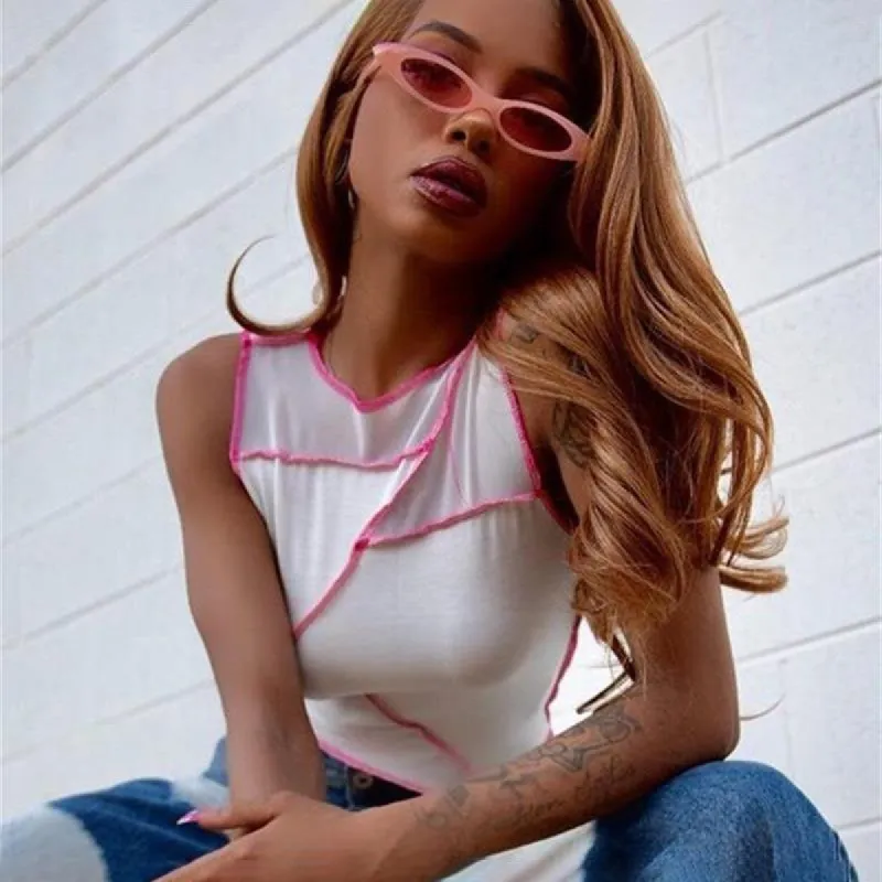 Fake Smile Facts Tank Crop Top sold by Empty Soda