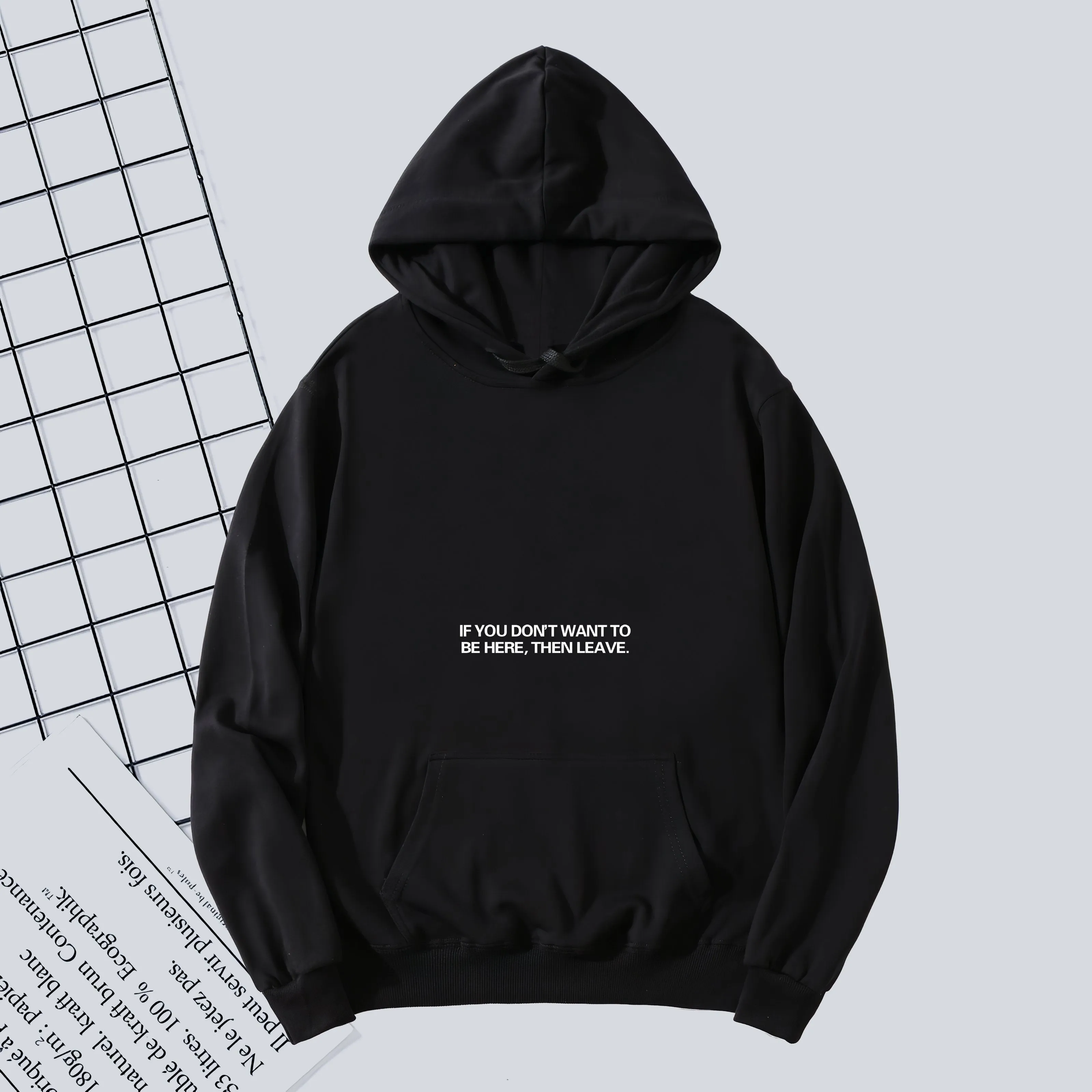 Then Leave Oversized Hoodie sold by Empty Soda product image thumbnail 4