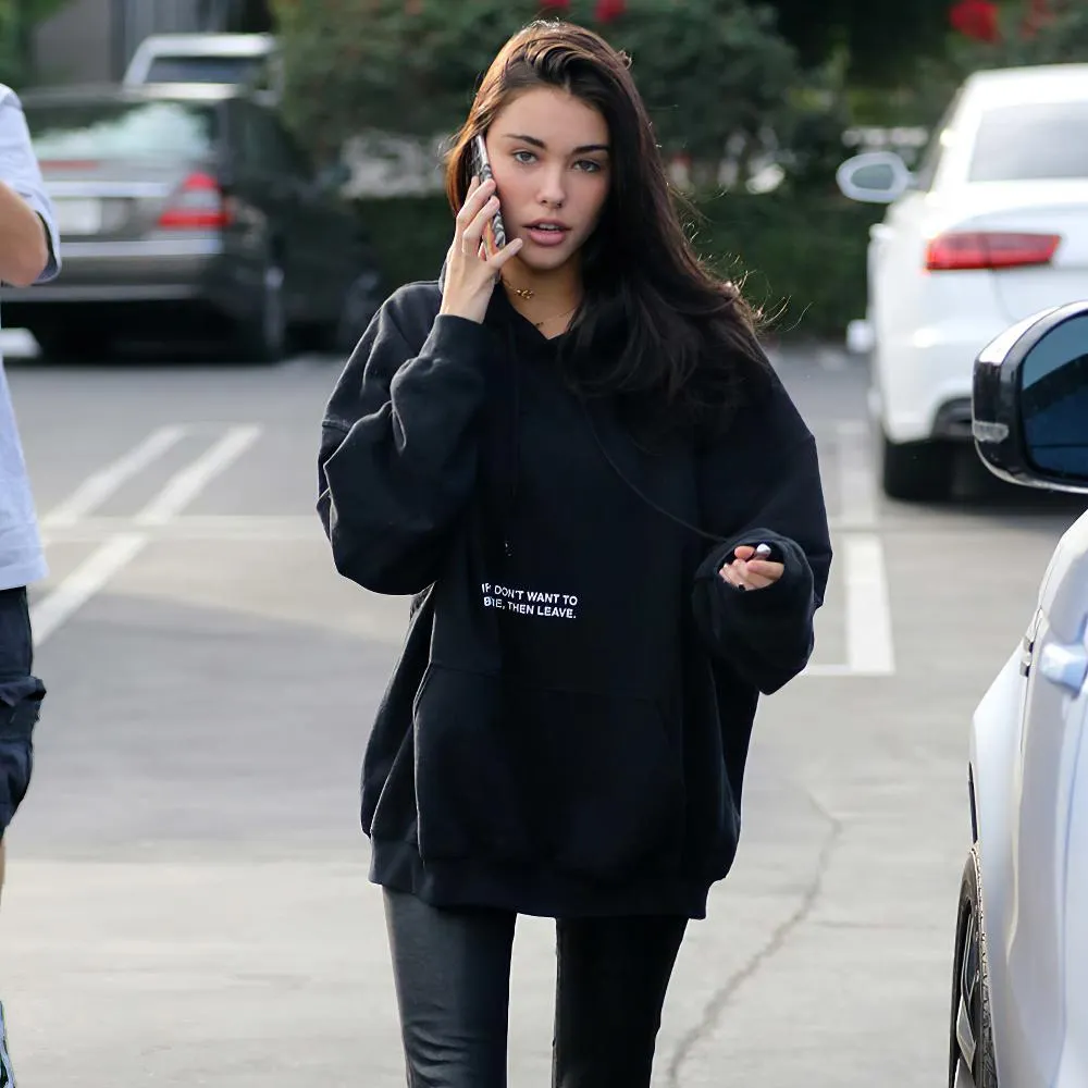 Then Leave Oversized Hoodie sold by Empty Soda product image thumbnail 3