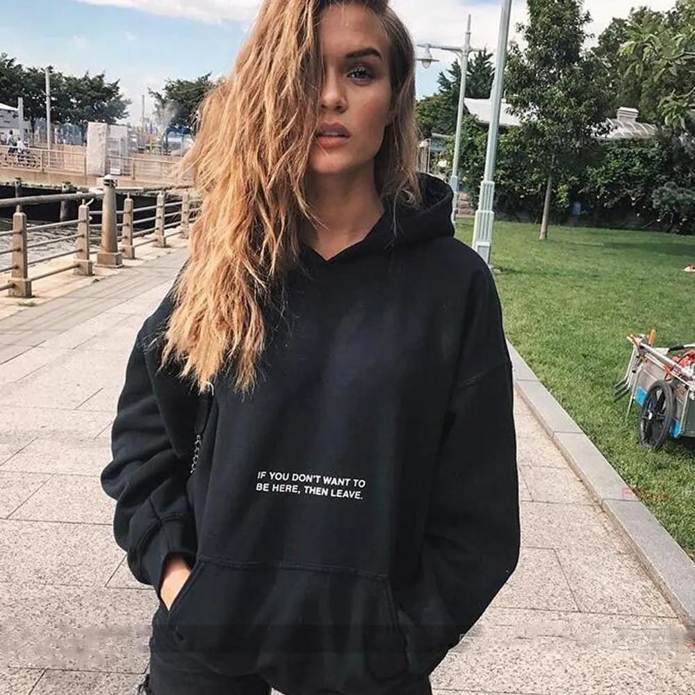 Then Leave Oversized Hoodie sold by Empty Soda