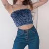 Fuzzy Feline Feelz Chain Strap Crop Top sold by Empty Soda