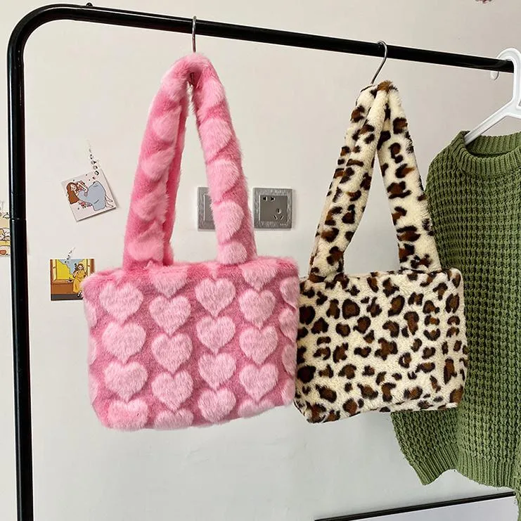 Softie At Heart Leopard Shoulder Bag sold by Empty Soda product image thumbnail 2