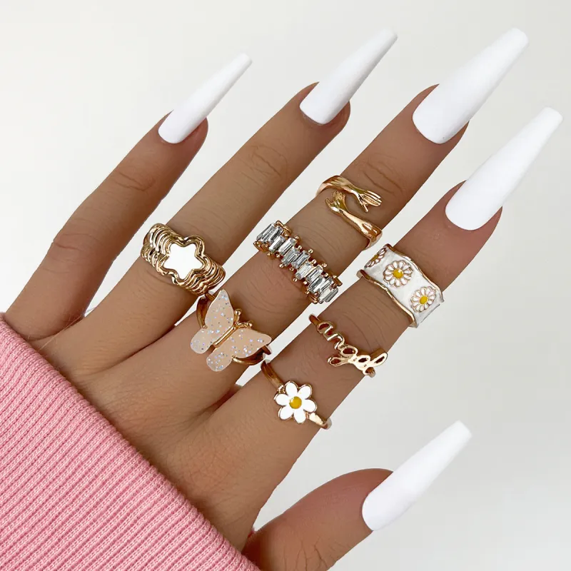 Girl Next Door Ring Set sold by Empty Soda