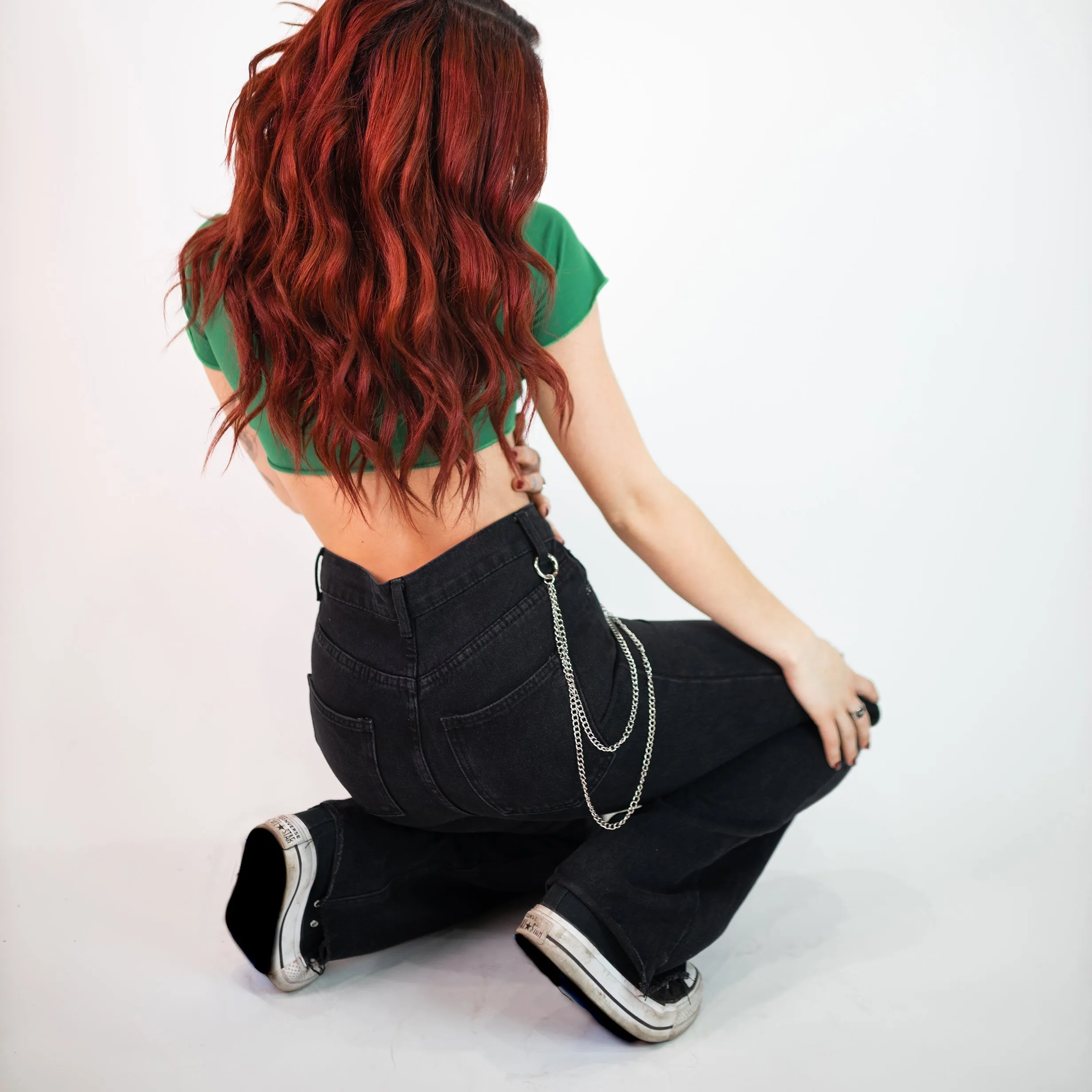 Black Hip Hop Pants sold by Empty Soda product image thumbnail 4