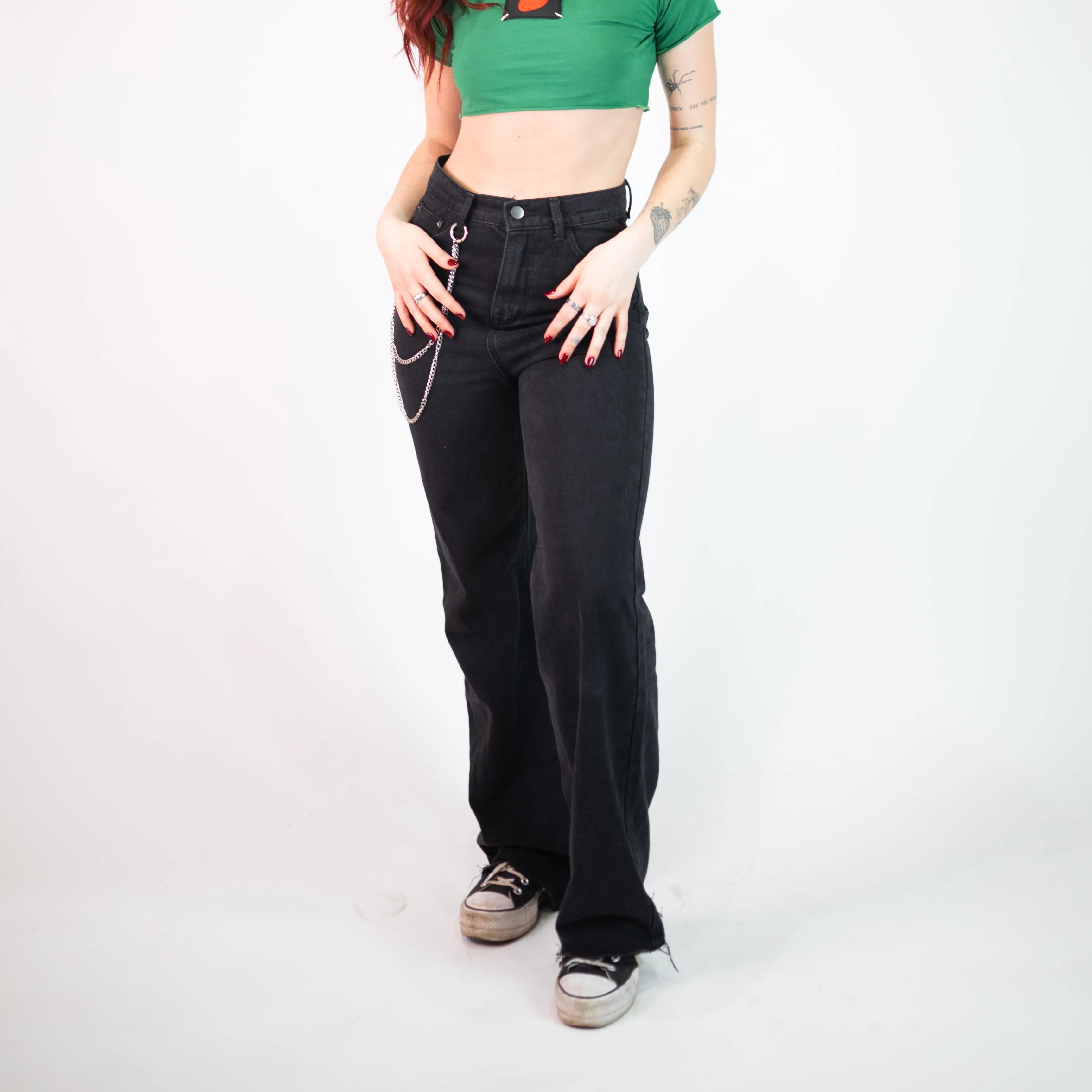 Black Hip Hop Pants sold by Empty Soda product image thumbnail 5