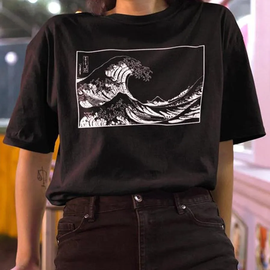 Moanna Ride The Wave Monochrome Tee sold by Empty Soda product image thumbnail 2