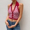 Don't Believe In Love Collared Crop Top sold by Empty Soda