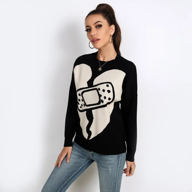 Fix My Broken Heart Oversized Sweater sold by Empty Soda