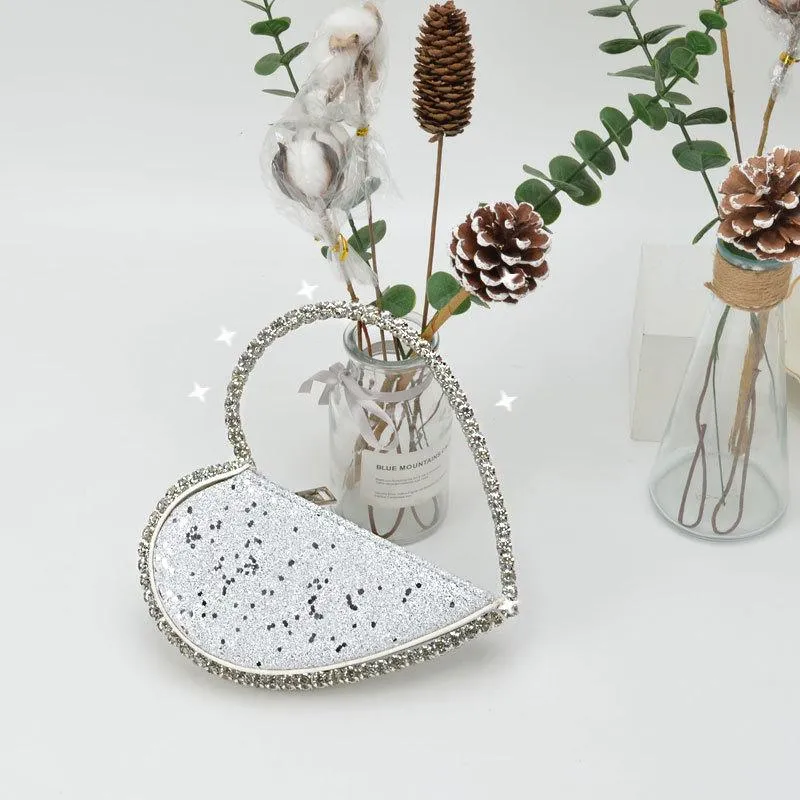 Dramatic Dazzle Heart Purse sold by Empty Soda product image thumbnail 3