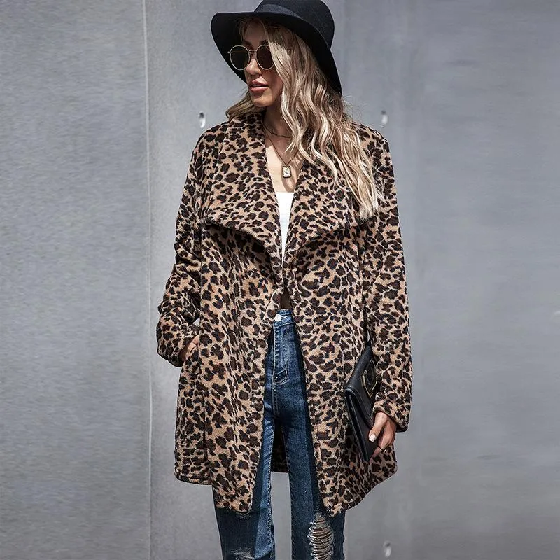 She Killin' It Leopard Coat sold by Empty Soda