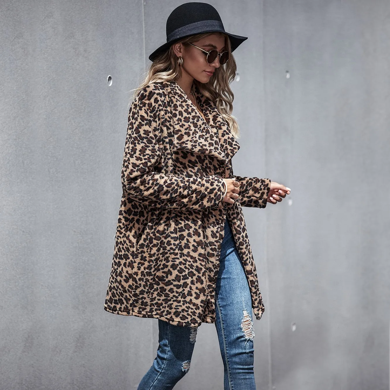She Killin' It Leopard Coat sold by Empty Soda product image thumbnail 5