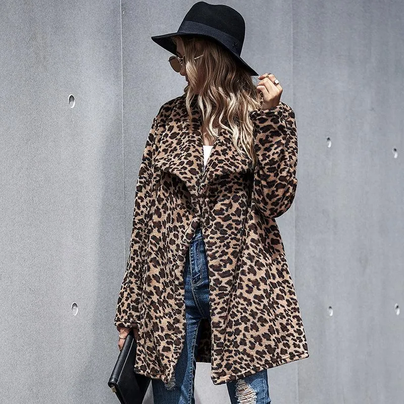 She Killin' It Leopard Coat sold by Empty Soda product image thumbnail 3