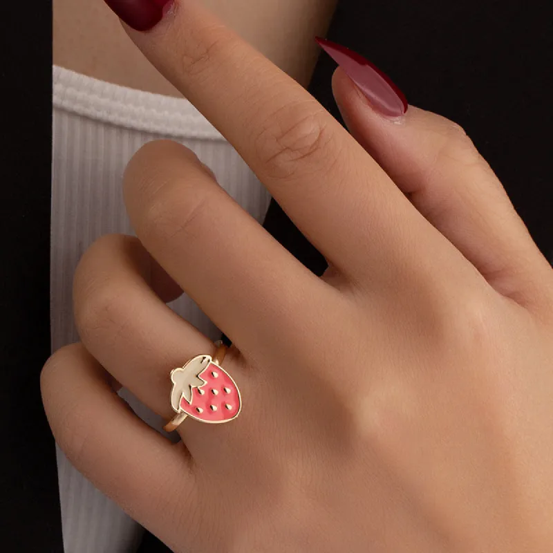Strawberry Sweetie Ring sold by Empty Soda