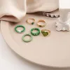 Green With Envy Ring Set sold by Empty Soda