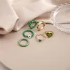 Green With Envy Ring Set sold by Empty Soda