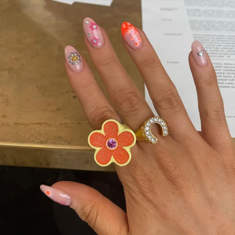 Shimmering Daisies Ring sold by Empty Soda