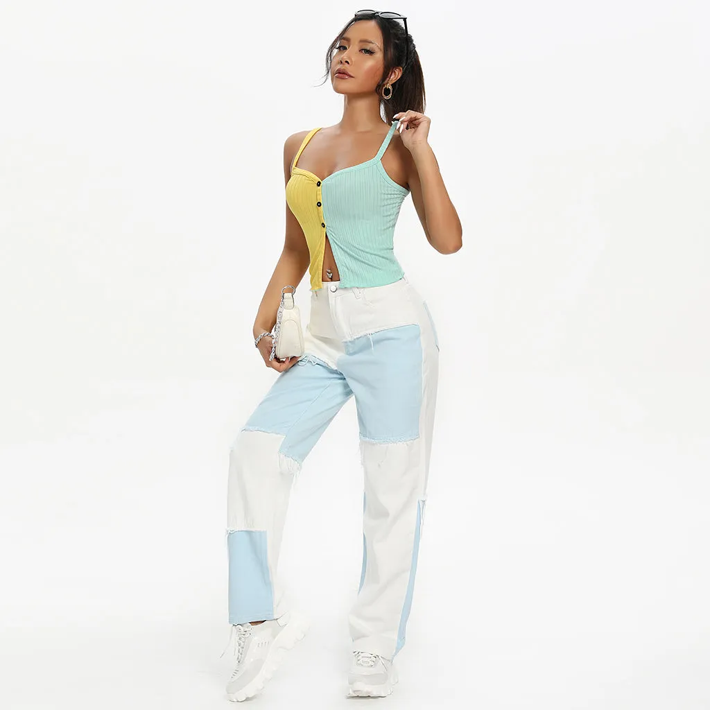 Cloudy Memoriez Patched Pants sold by Empty Soda product image thumbnail 5