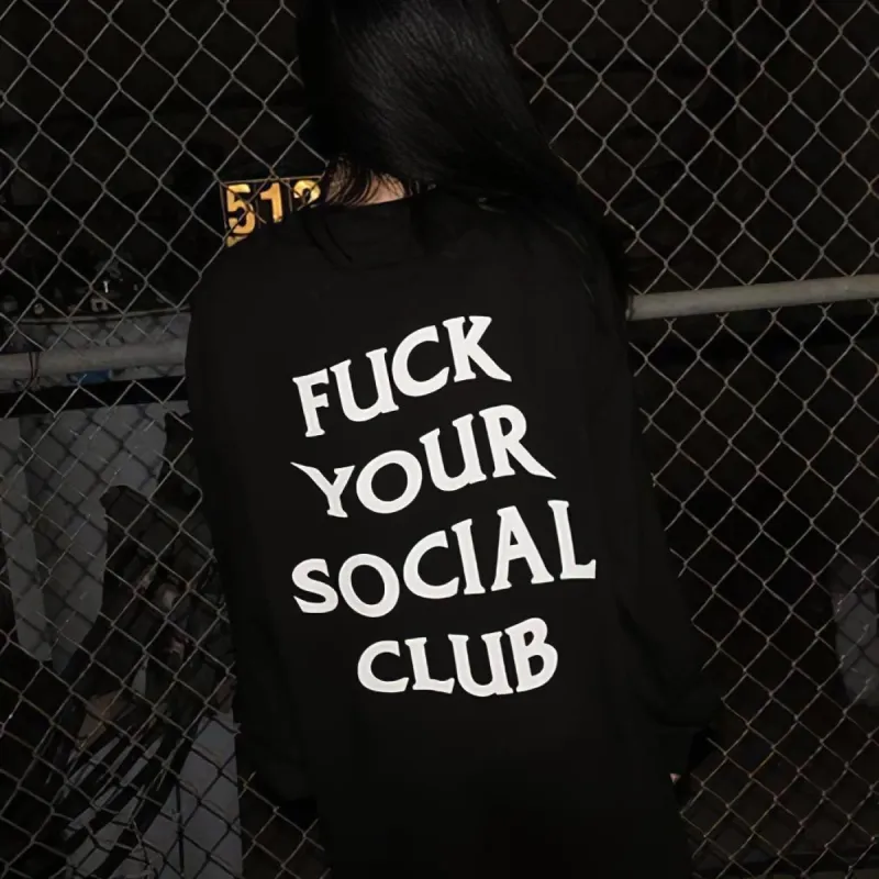 F**K Your Social Club Hoodie sold by Empty Soda