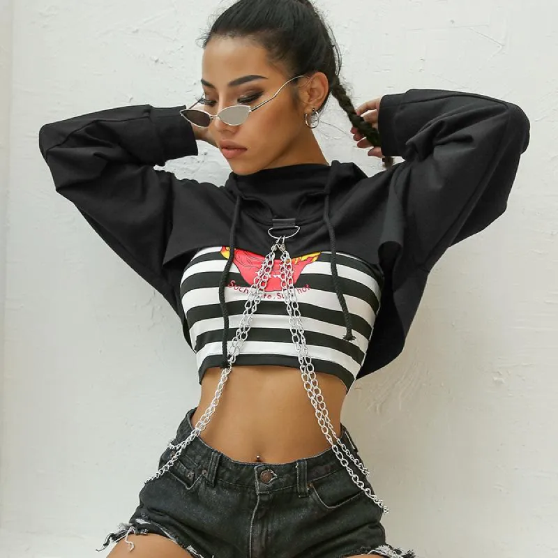 Raquel Is Hooked Crop Top sold by Empty Soda