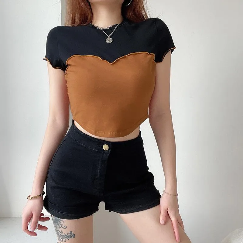 Heart On Hold Crop Top sold by Empty Soda product image thumbnail 2