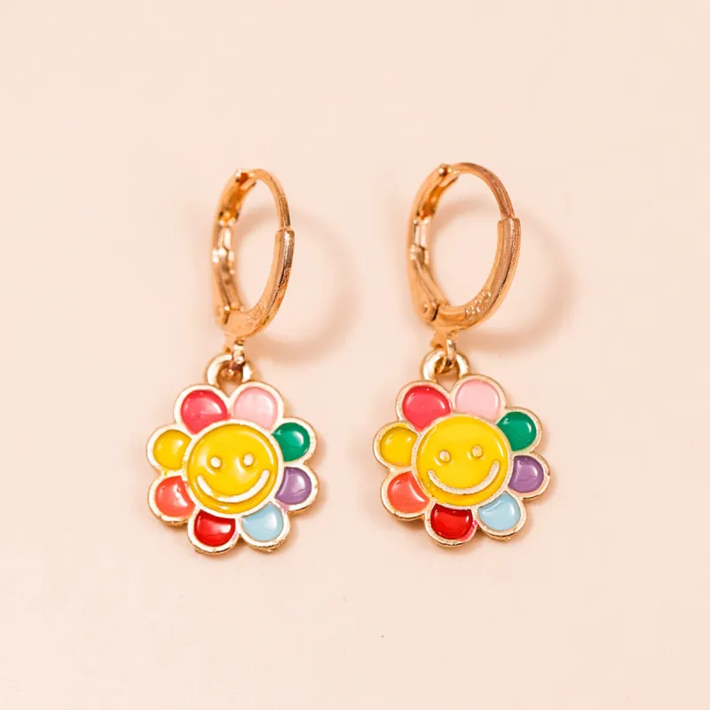 Happy Flowers Earring Set sold by Empty Soda