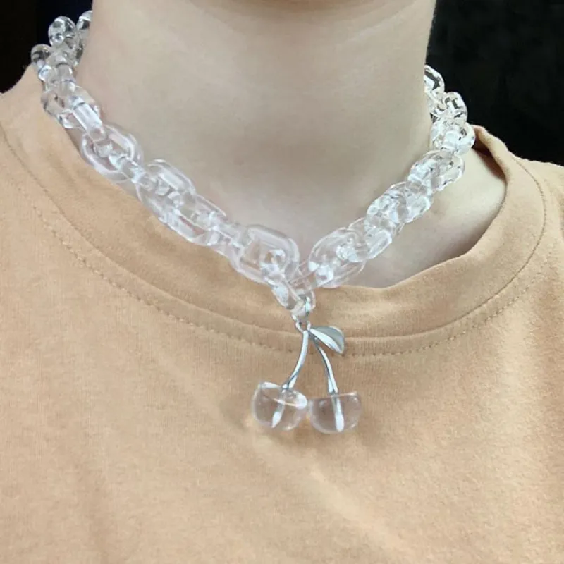 Cheeky Cherry Chain Necklace sold by Empty Soda