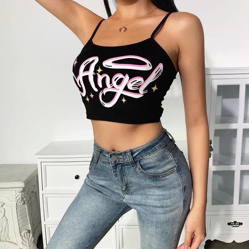 Angel Of Your Dreams Crop Top sold by Empty Soda product image thumbnail 3