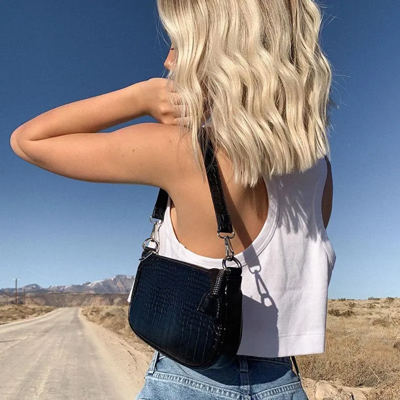 Farrah First Impressions Loose Fit Crop Tank sold by Empty Soda product image thumbnail 5