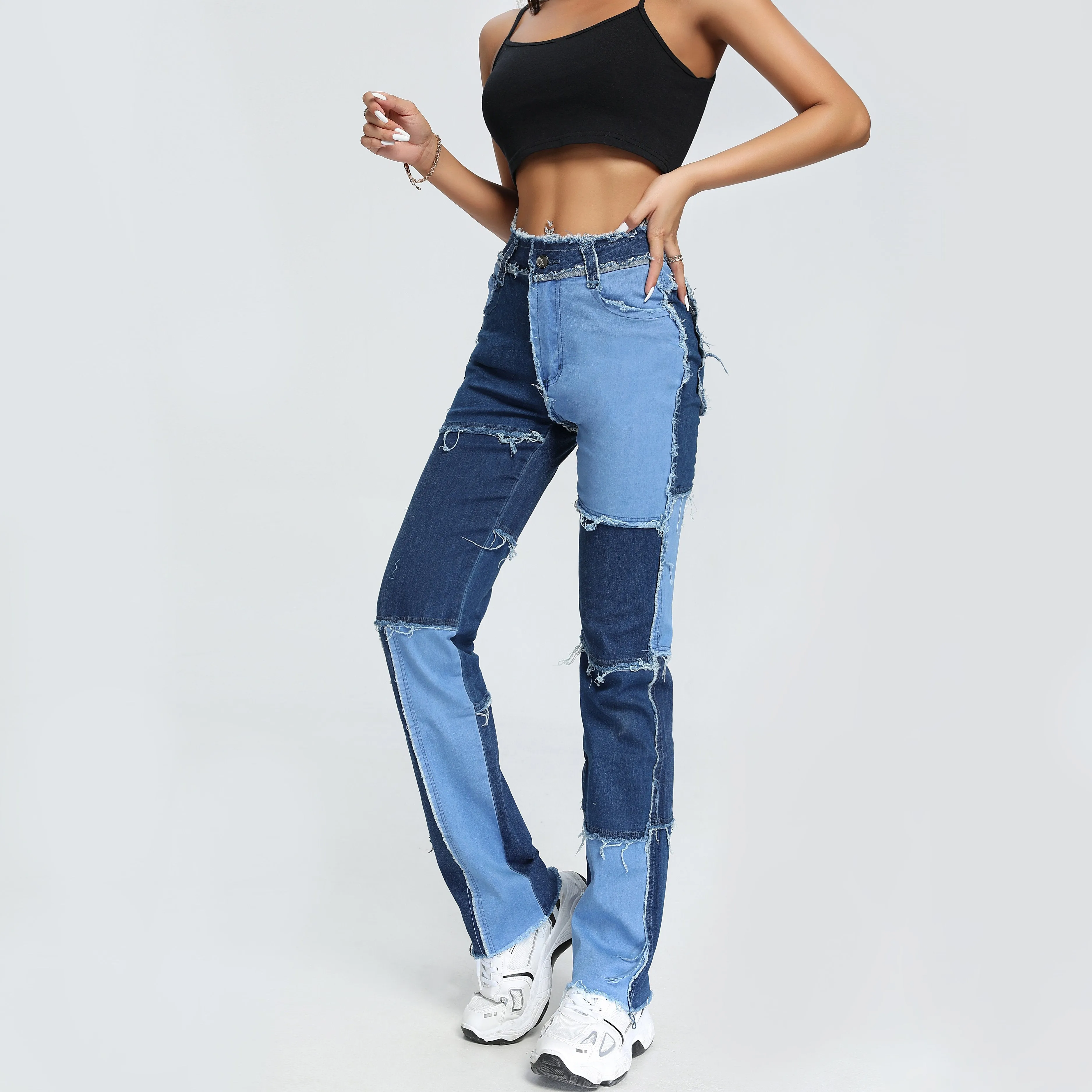 Perfectly Patched Up Jeans sold by Empty Soda product image thumbnail 4