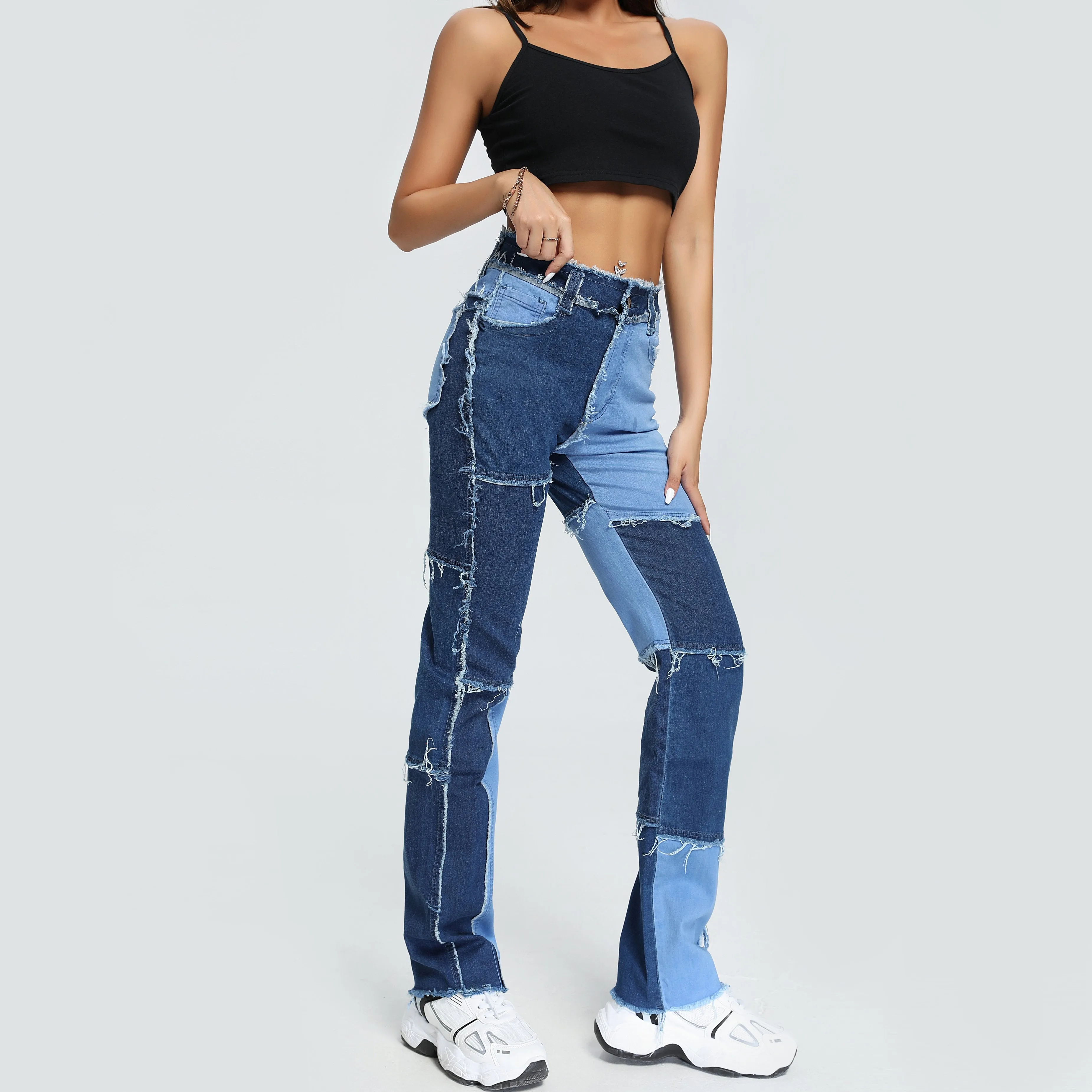 Perfectly Patched Up Jeans sold by Empty Soda product image thumbnail 5