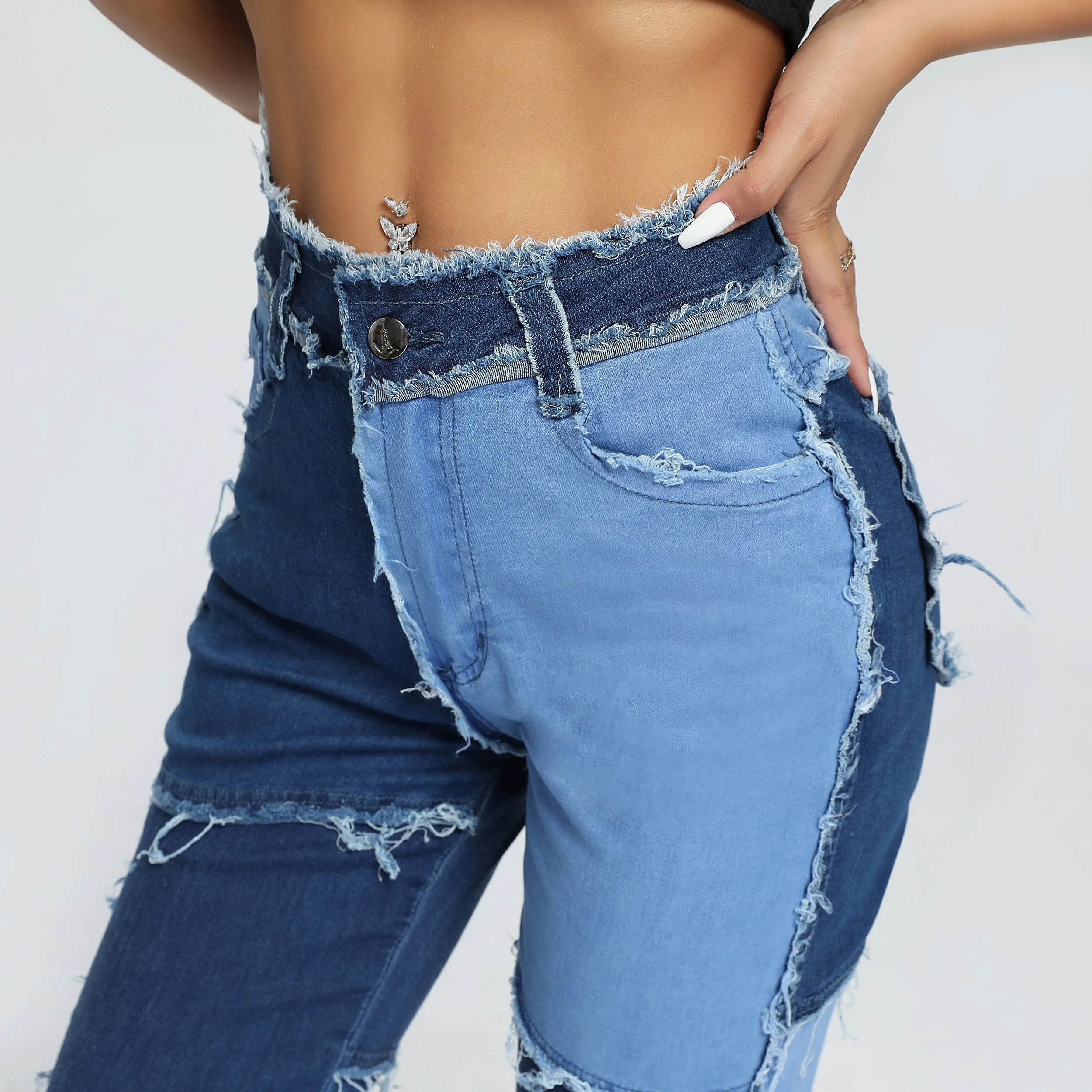 Perfectly Patched Up Jeans sold by Empty Soda