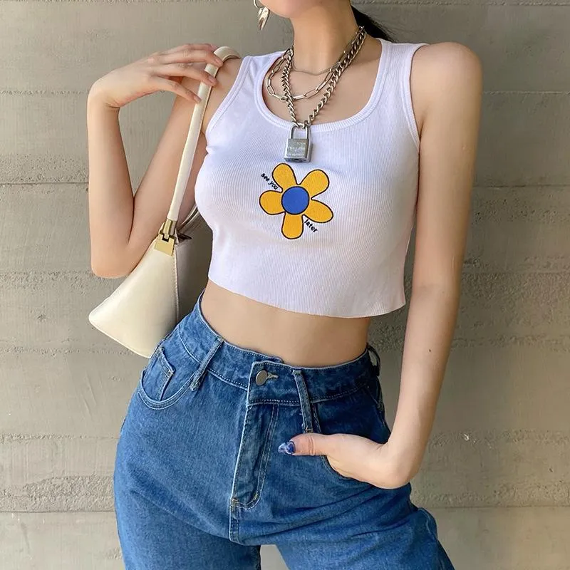 Daisy See U Later Crop Top sold by Empty Soda product image thumbnail 3