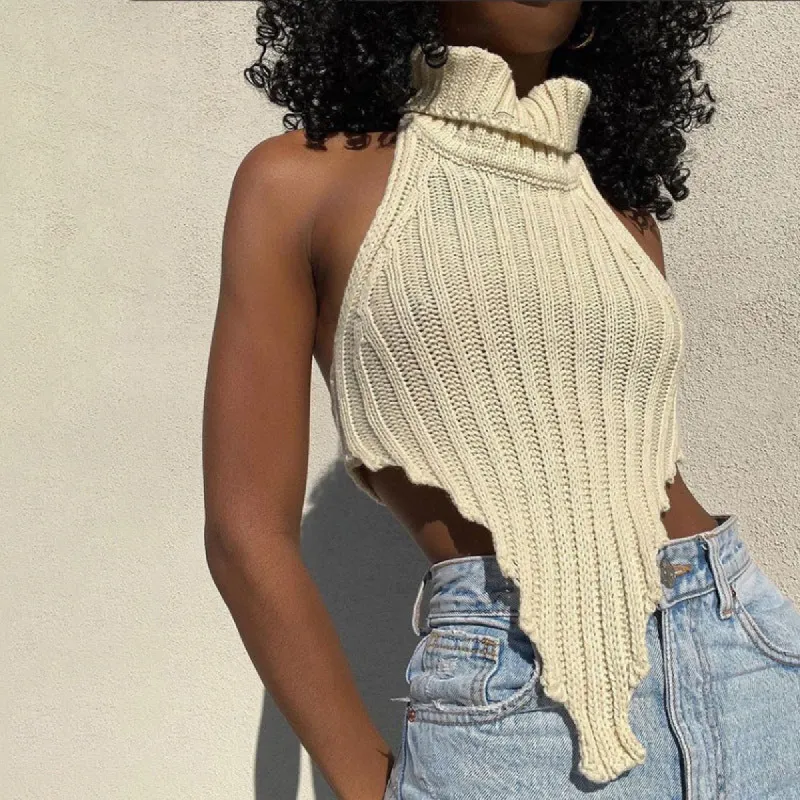 That Girl Knit Crop Top sold by Empty Soda