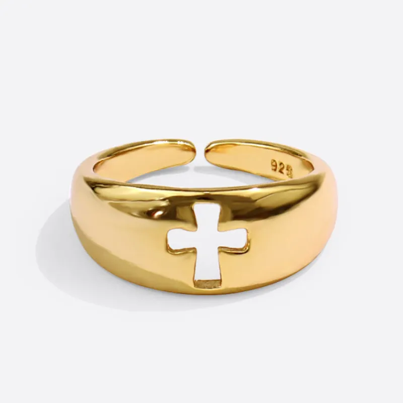 Cross My Heart Ring sold by Empty Soda