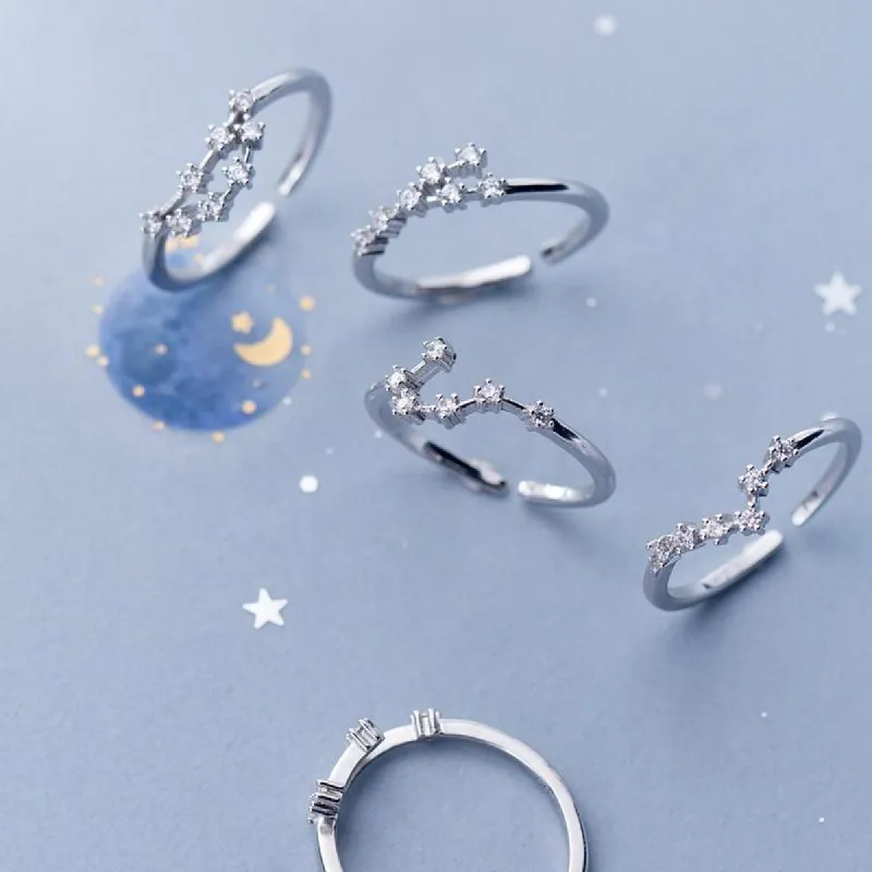 Aurora Dainty Constellation Ring sold by Empty Soda