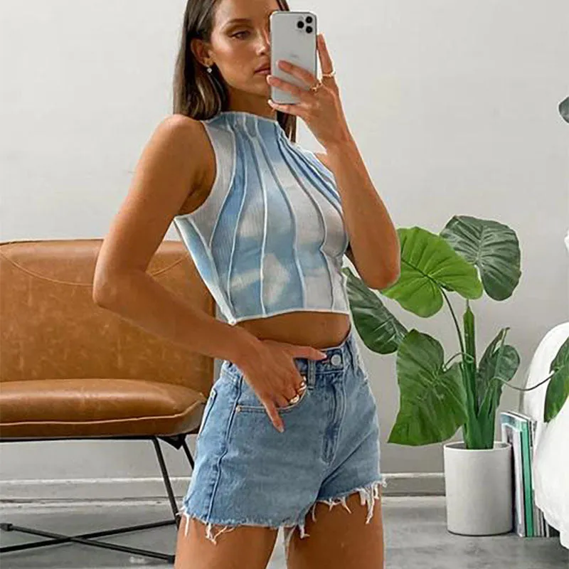 Lucy In The Sky Crop Top sold by Empty Soda product image thumbnail 2