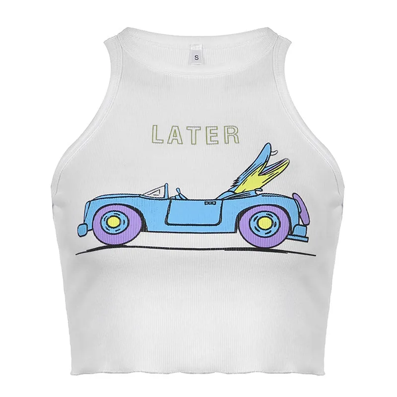 Laters Babe Crop Top sold by Empty Soda product image thumbnail 4