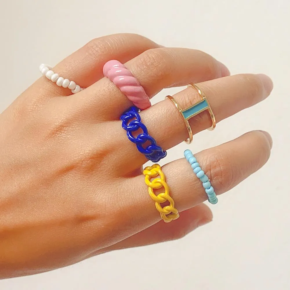 Confectionary Crush Ring Set sold by Empty Soda