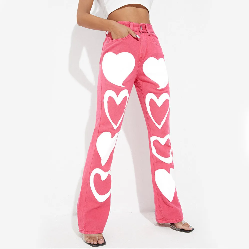 Flirty Fun Heart Jeans sold by Empty Soda product image thumbnail 2