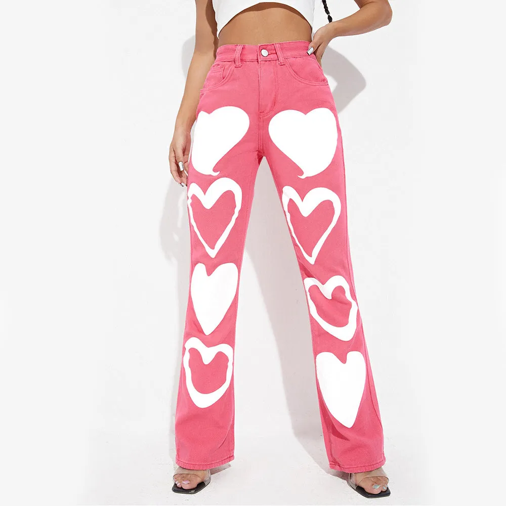 Flirty Fun Heart Jeans sold by Empty Soda product image thumbnail 4