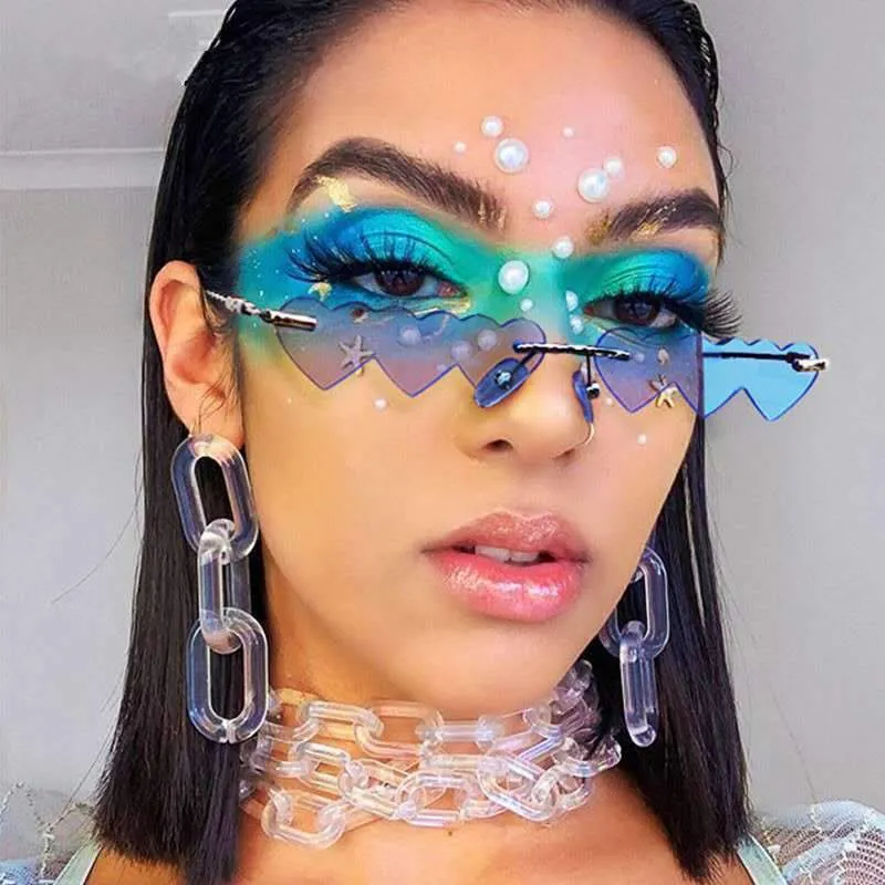 Hearts In Her Eyes Sunglasses sold by Empty Soda