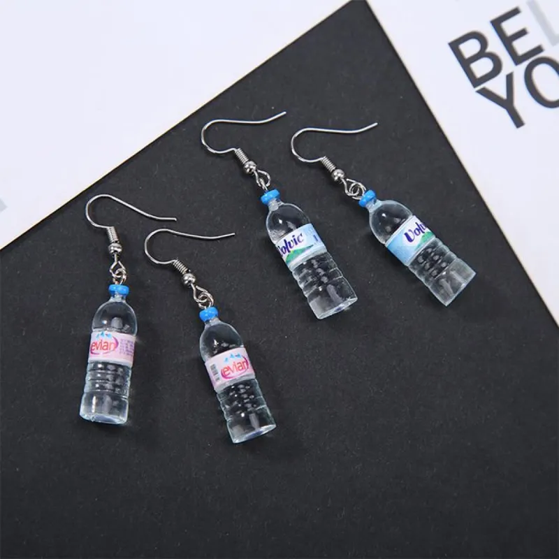 I Only Drink Evian Earrings sold by Empty Soda