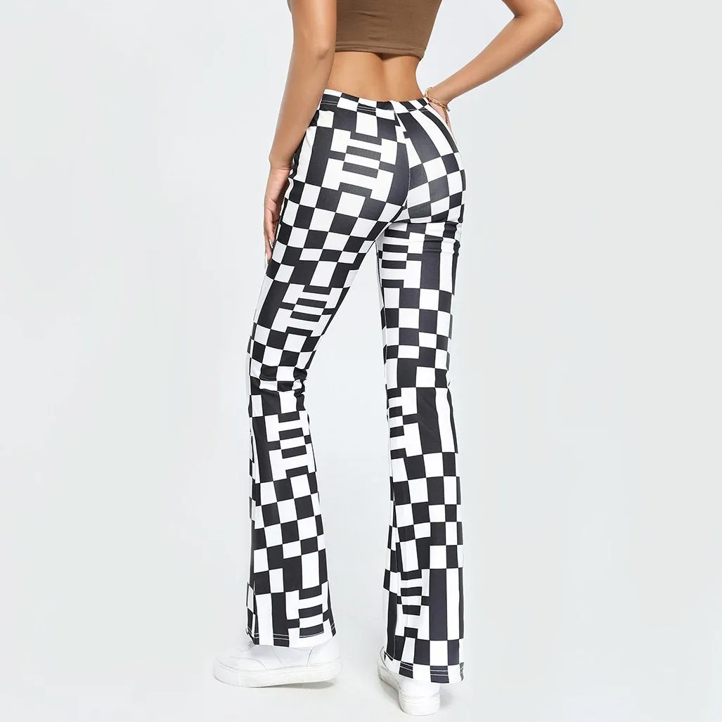 Checking U Out Flare Pants sold by Empty Soda product image thumbnail 3